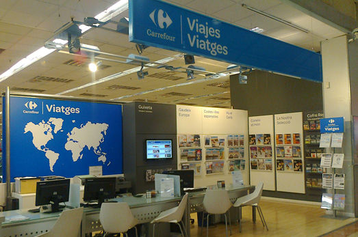 agencia viaje viajes carrefour badalona