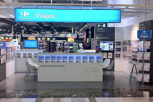 agencia viaje viajes carrefour majadahonda