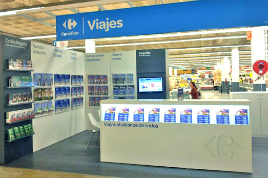 agencia viaje viajes carrefour rosaleda