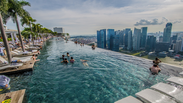 piscina Hotel Marina Bay Sands