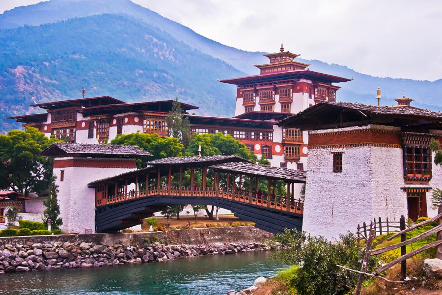 Fortaleza de Punakha. 