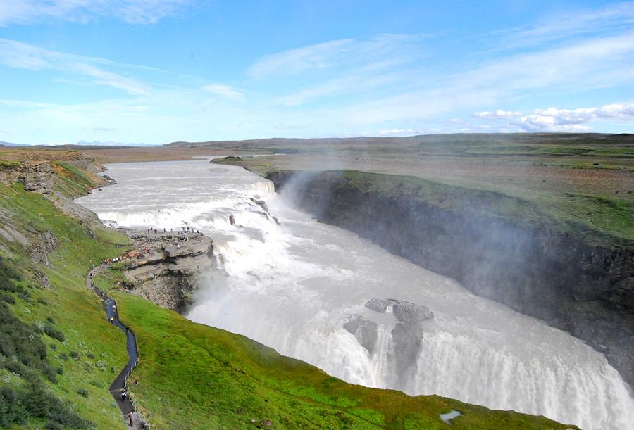 gullfos cascada dorada