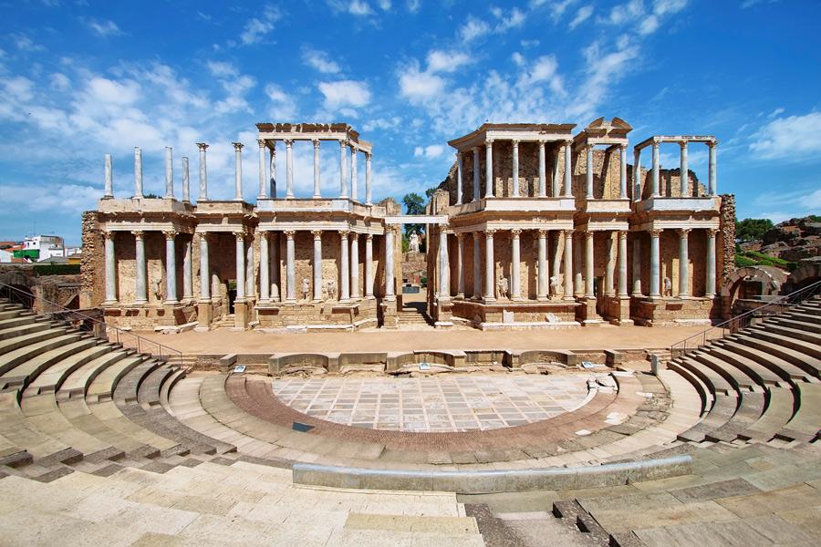 El teatro romano de Mérida.