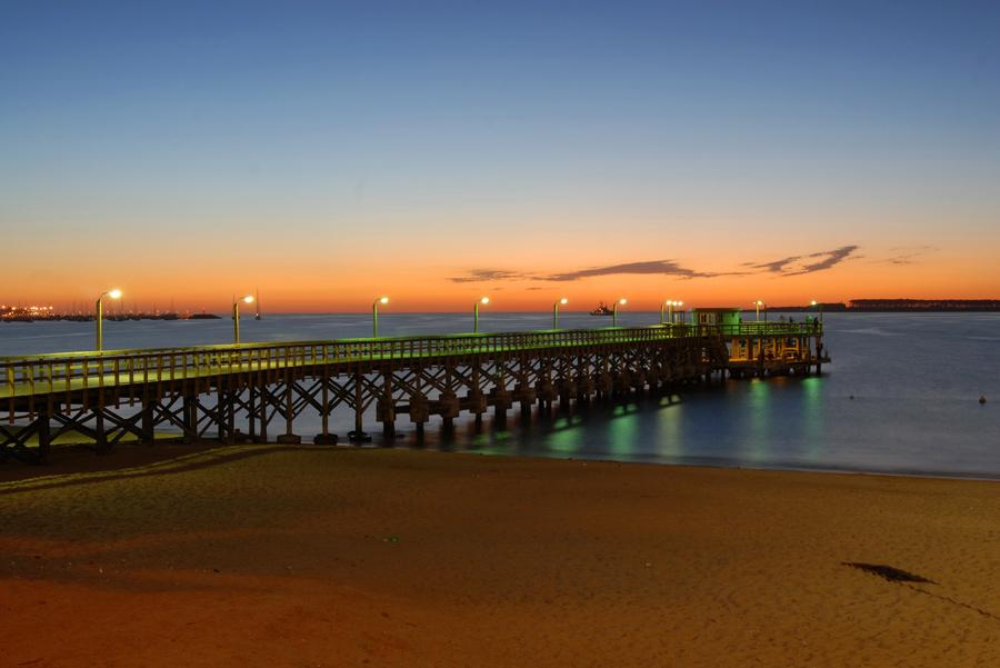 Punta del Este, el lugar de veraneo donde nació el chivito. 