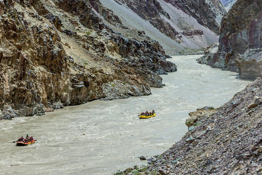 Rafting en el río Zanskar