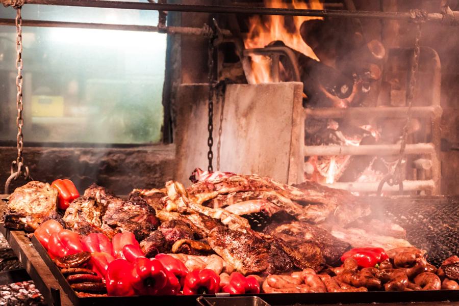 Barbacoa ( o asadero) en el Mercado del Puerto.