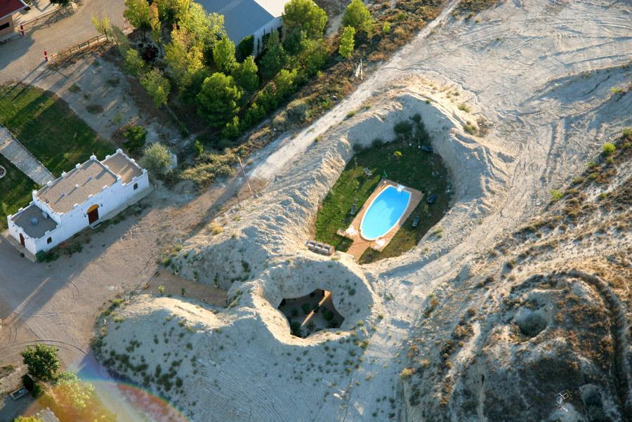 Hotel Cueva Tardienta-Monegros, Huesca, Aragón. 