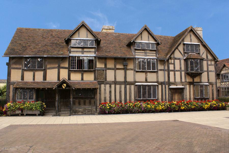 Casa natal de Shakespeare en Stratford-upon-Avon. 