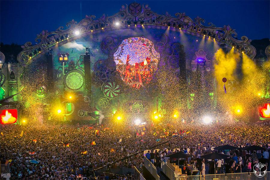 Despliegue del Tomorrowland ©VisitFlanders 