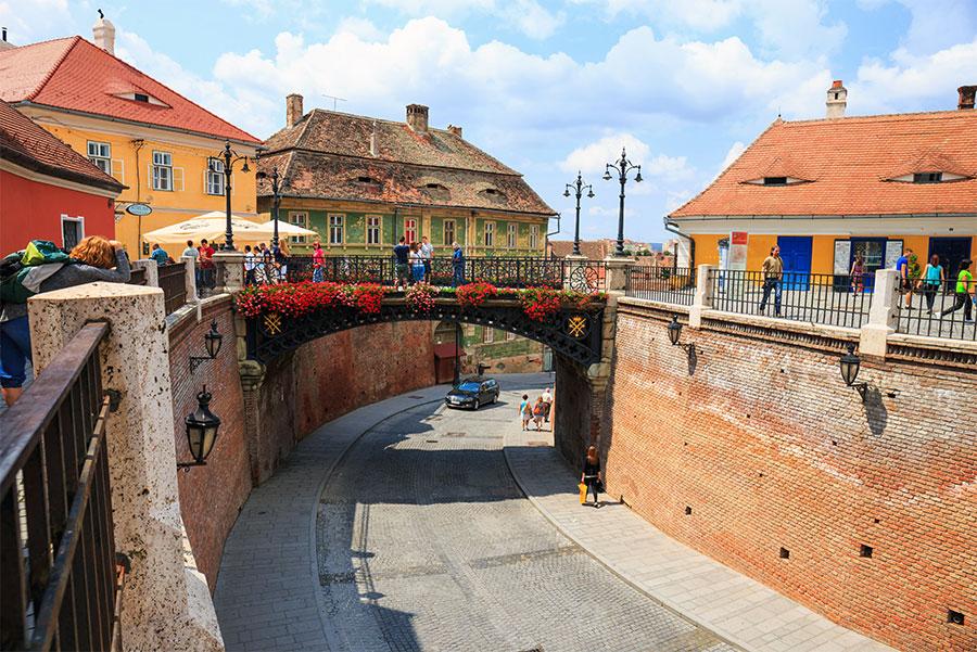 Puente de los Mentirosos, Sibiu. Atribución de crédito: Dziewul / Shutterstock.com