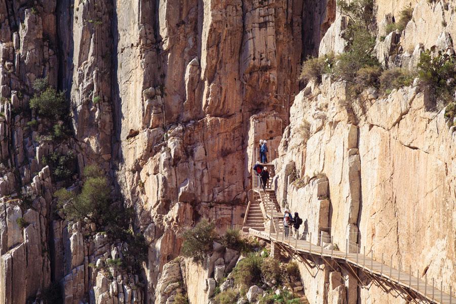 Caminito del rey, en Málaga. Atribución: David Molina G / shutterstock.com