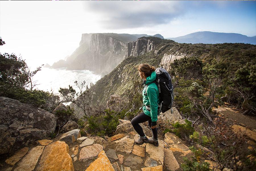 Panorámica de Three Capes Track. Foto: Tasmania Parks and Wildlife Service