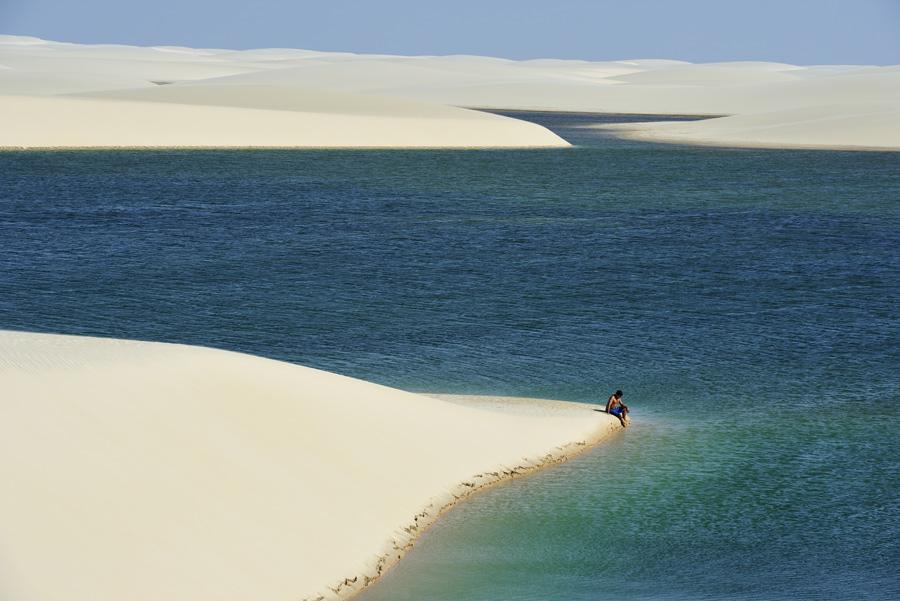 De mayo a octubre, el desierto de Brasil se llena de lagunas 