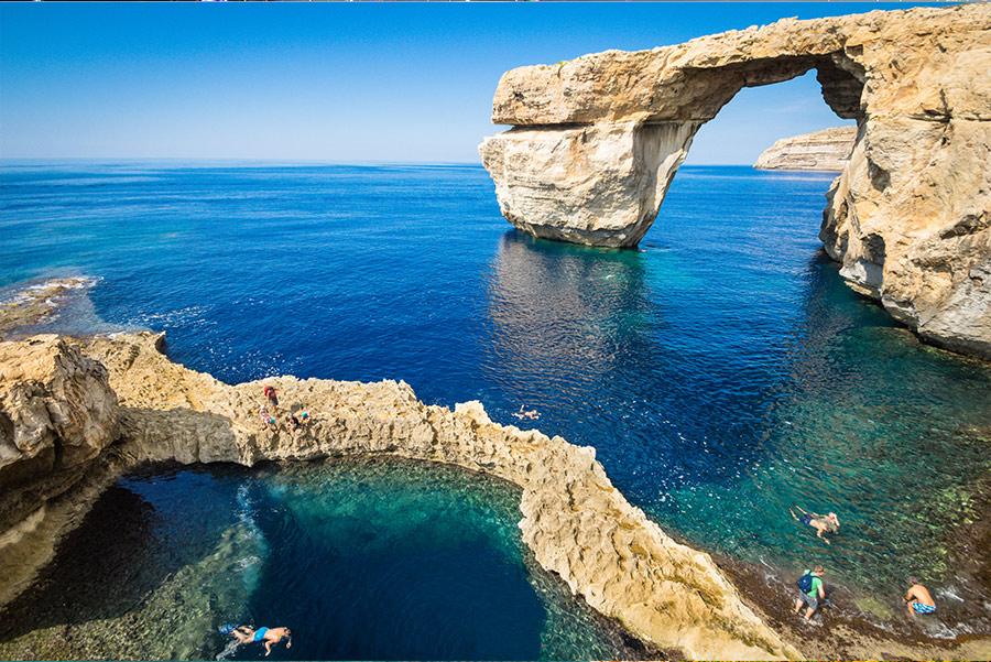 La Ventana Azul, en Gozo