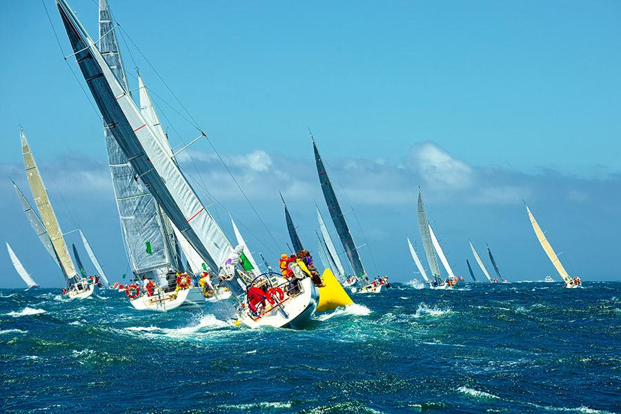 Regata de vela en Palma de Mallorca.