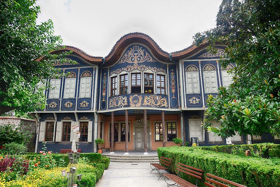 Casco histórico de Plovdiv, Bulgaria. 