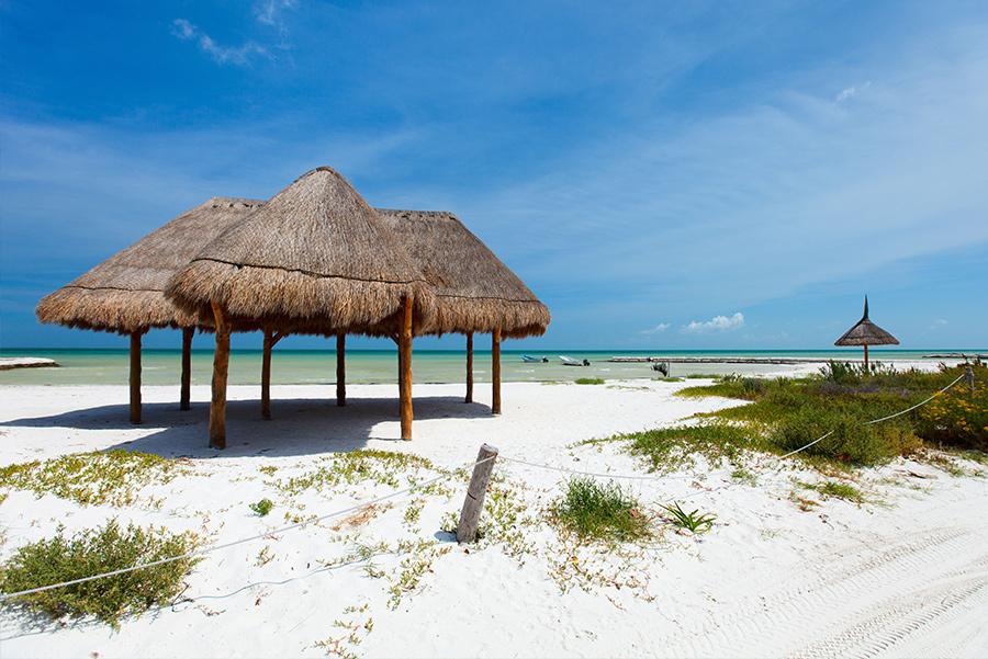 Palapas en Holbox