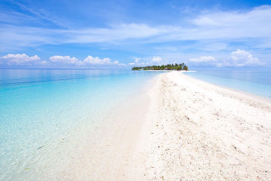 La playa de Kalanggaman Island. 