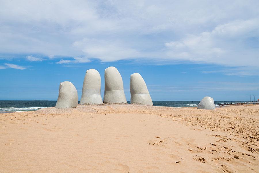 La Mano’, símbolo de Punta del Este. 