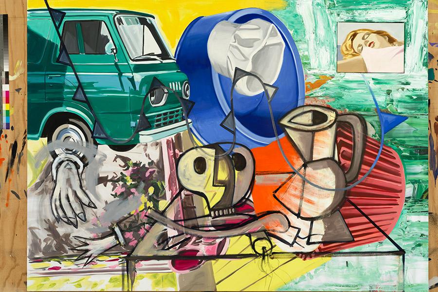 This is the Fun’ (2014-15) © David Salle Licensed by Vaga. En el CAC Málaga. John Berens 