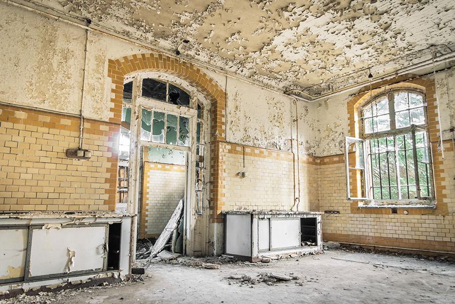 Hospital abandonado de Beelitz-Heilstaetten. 