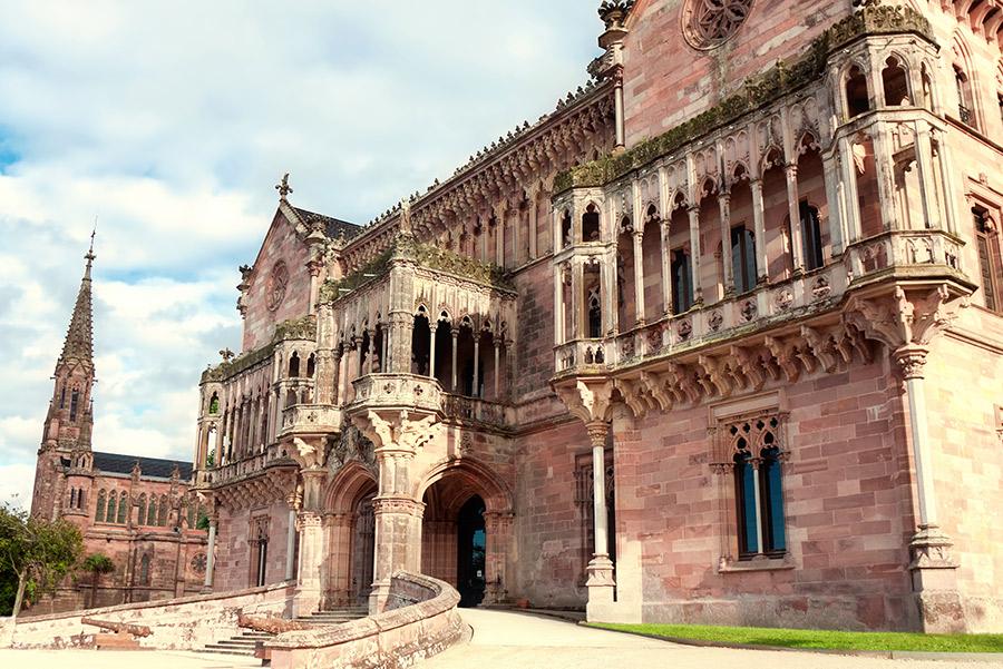 Palacio de Sobrellano en Comillas, Cantabria.