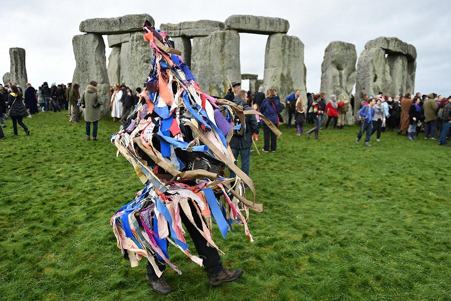 Festival del Solsticio de invierno en Stonehenge. 000 Words / Shutterstock.com