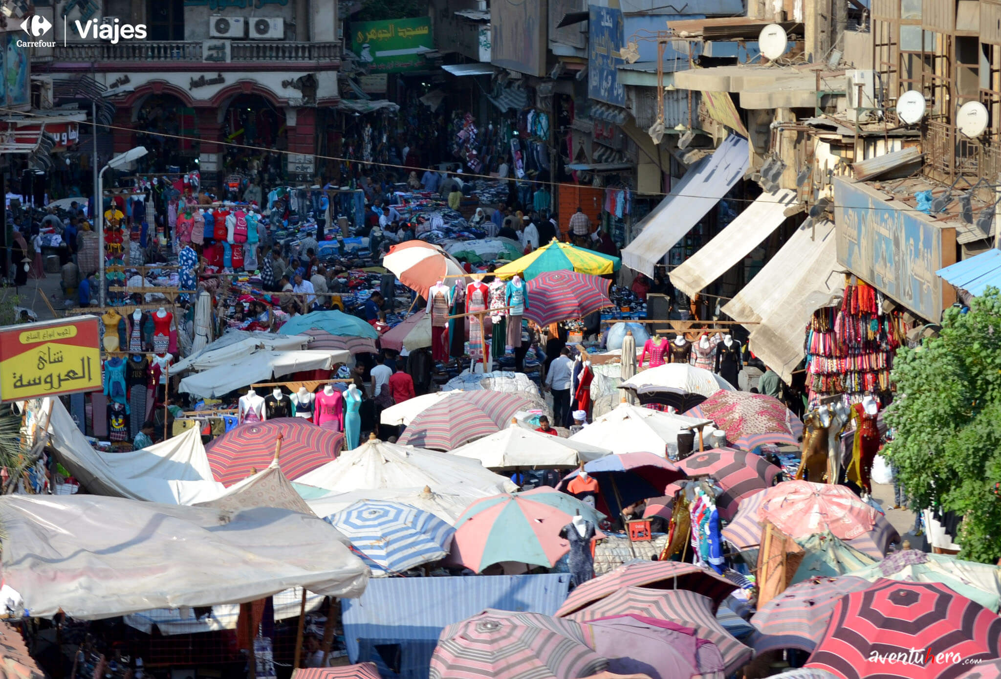 Panorámica del Bazar Khan el Khalili