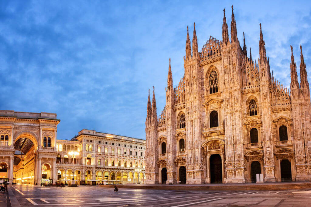 Europa en invierno, Catedral de Milán