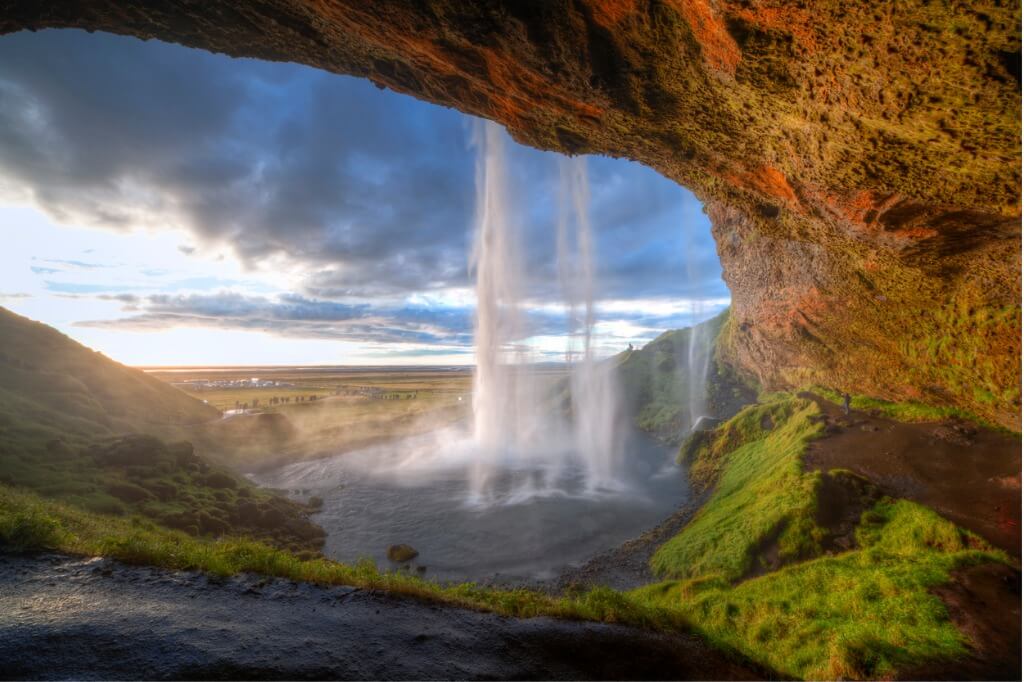 lugares mágicos, Cascadas de Seljalandsfoss en Islandia