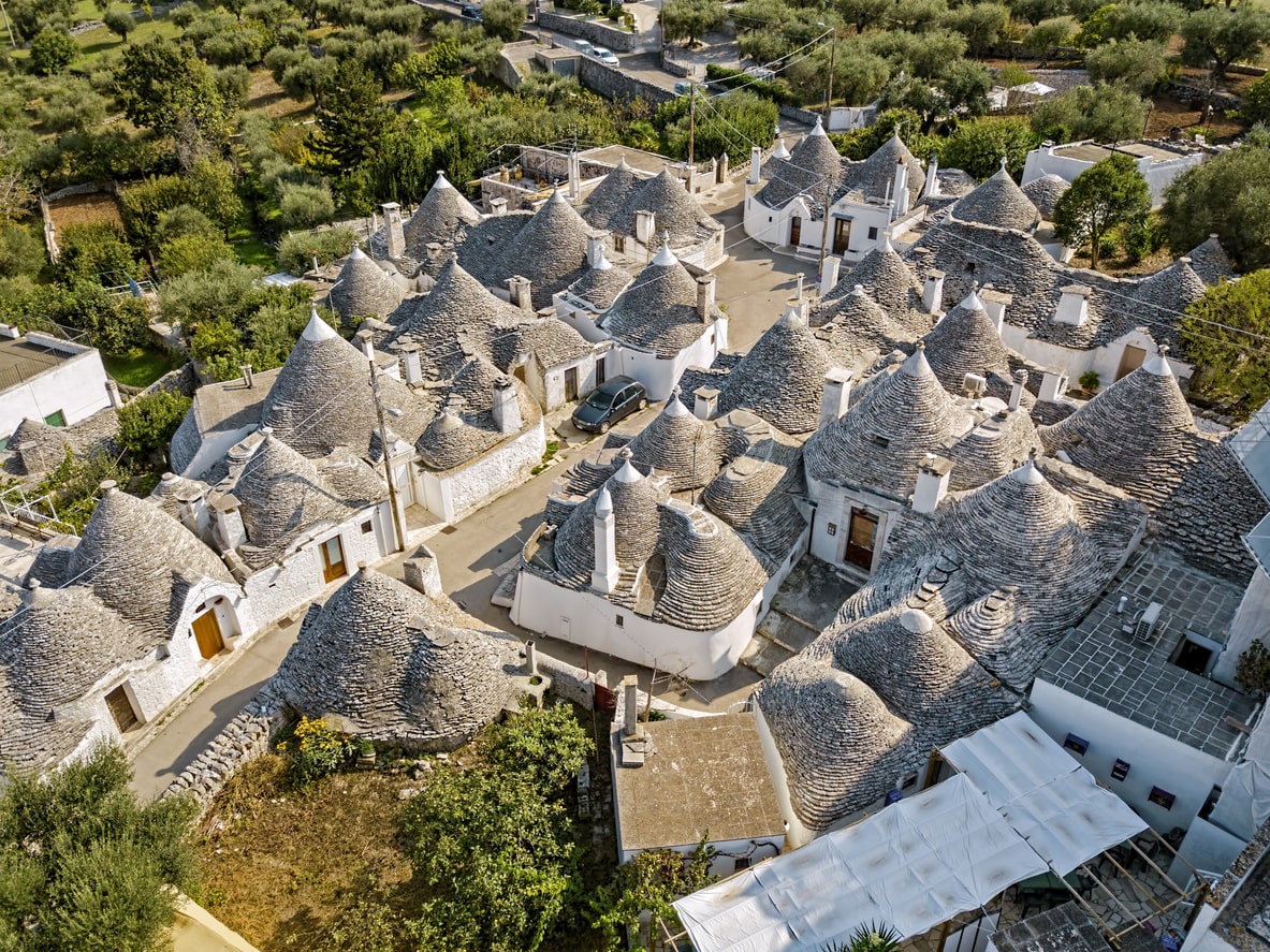 Los 'trulli' de Alberobello (Italia)