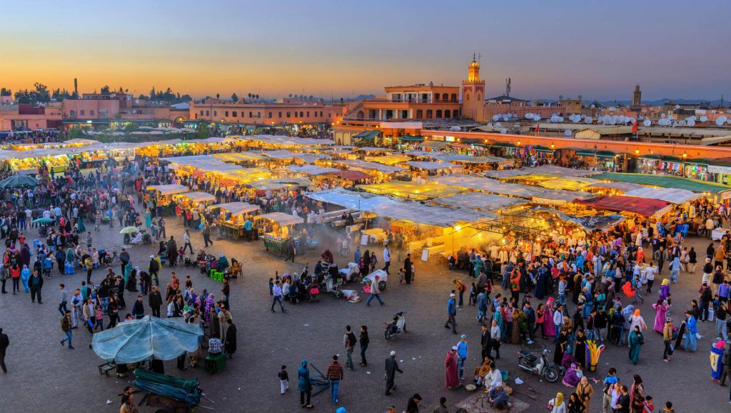 Viaje a Marrakech, Plaza Jamaa El Fna