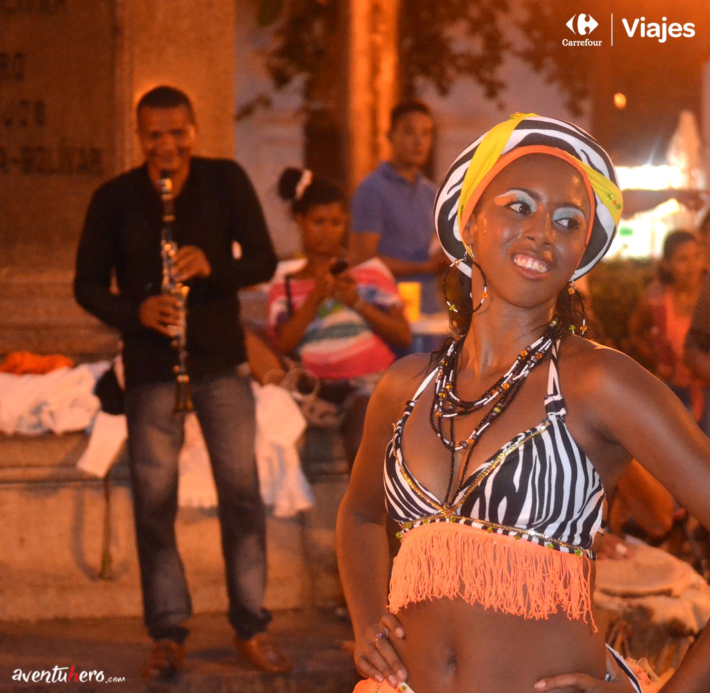 Bailarina en Cartagena de Indias