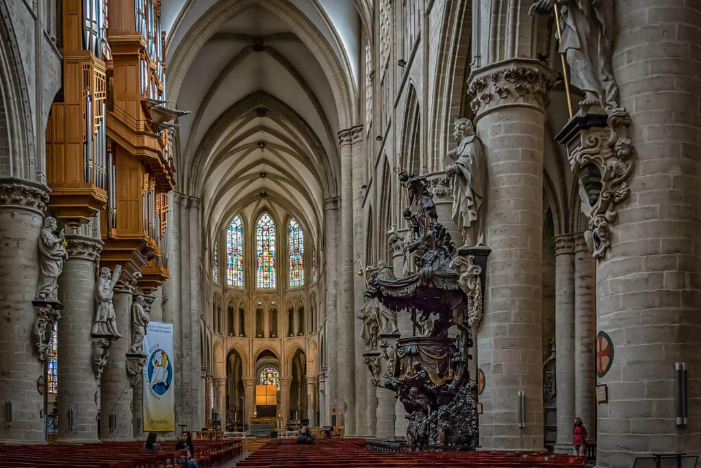 Guía escapada a Bruselas, Catedral de Bruselas