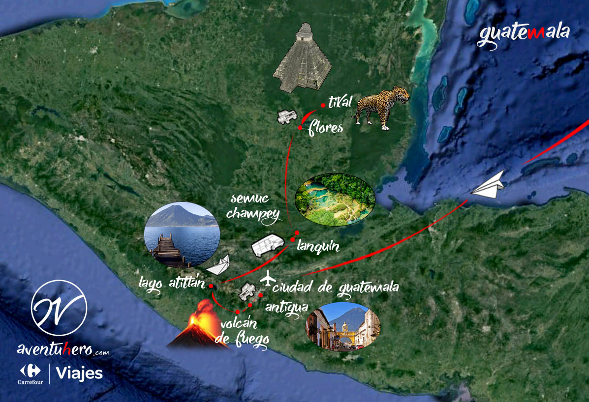 Mapa Guatemala