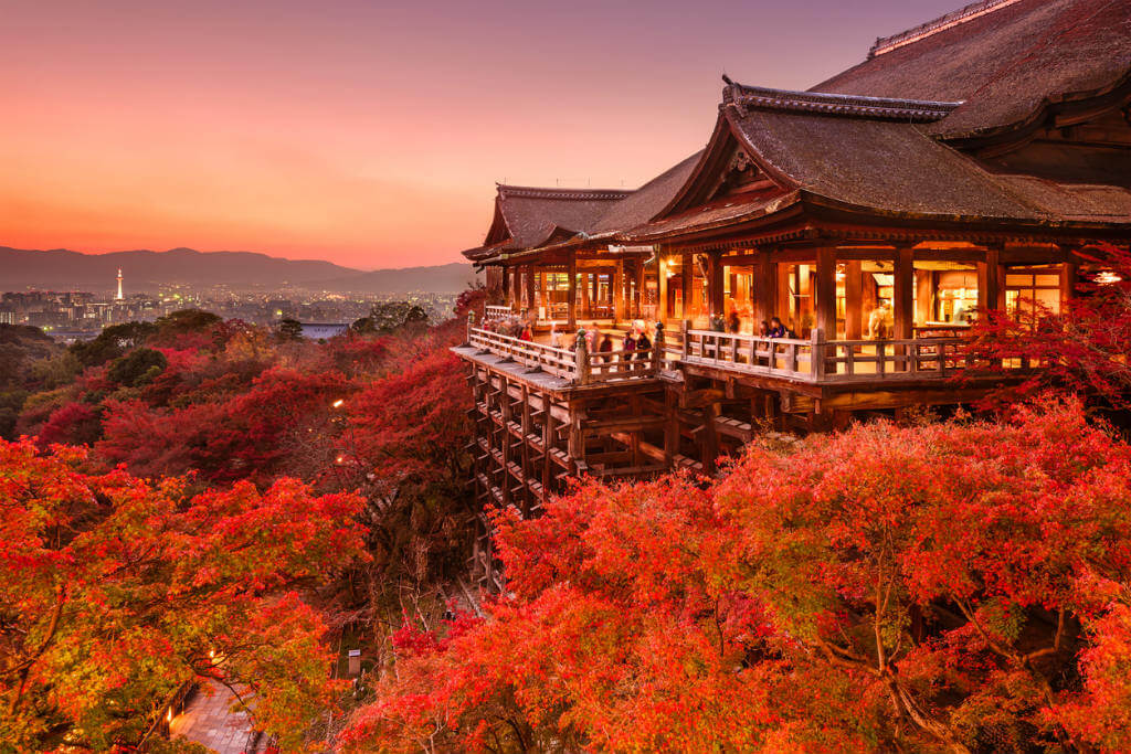 Viajar a Japón, Templo Kiomizudera