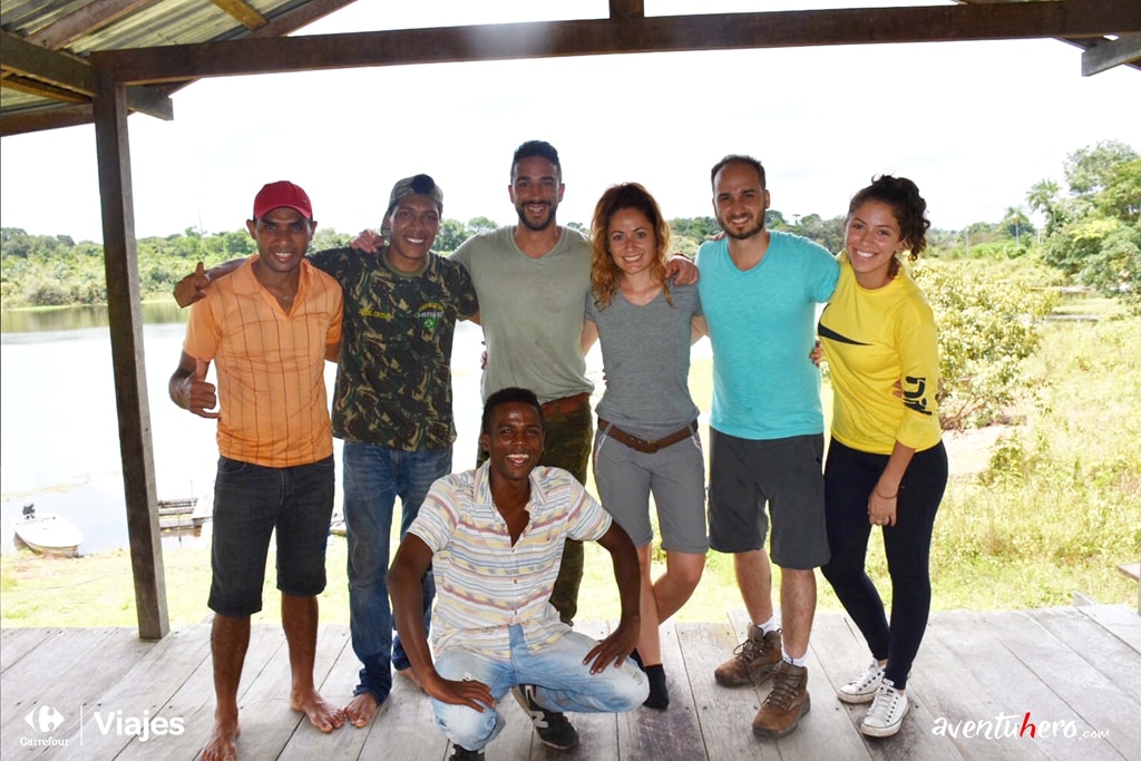 Con la familia