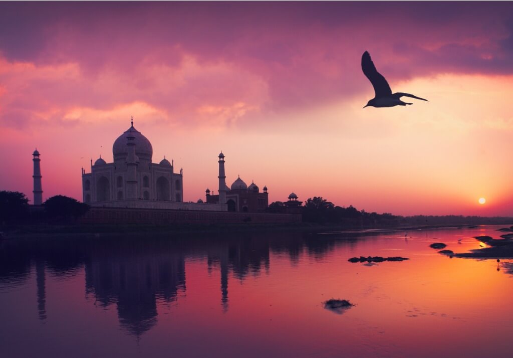 Puesta de sol, India