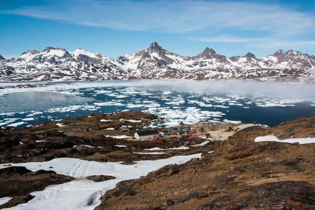 Vista de Groenlandia