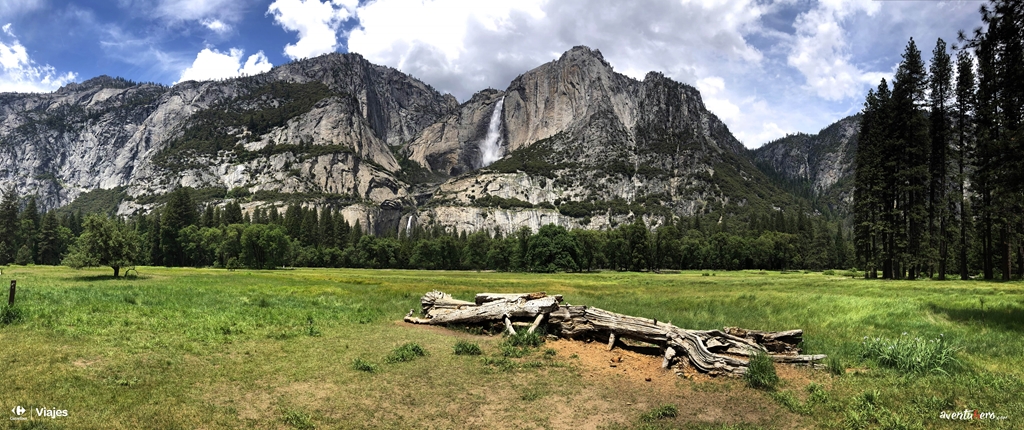 Visión panorámica de Yosemite