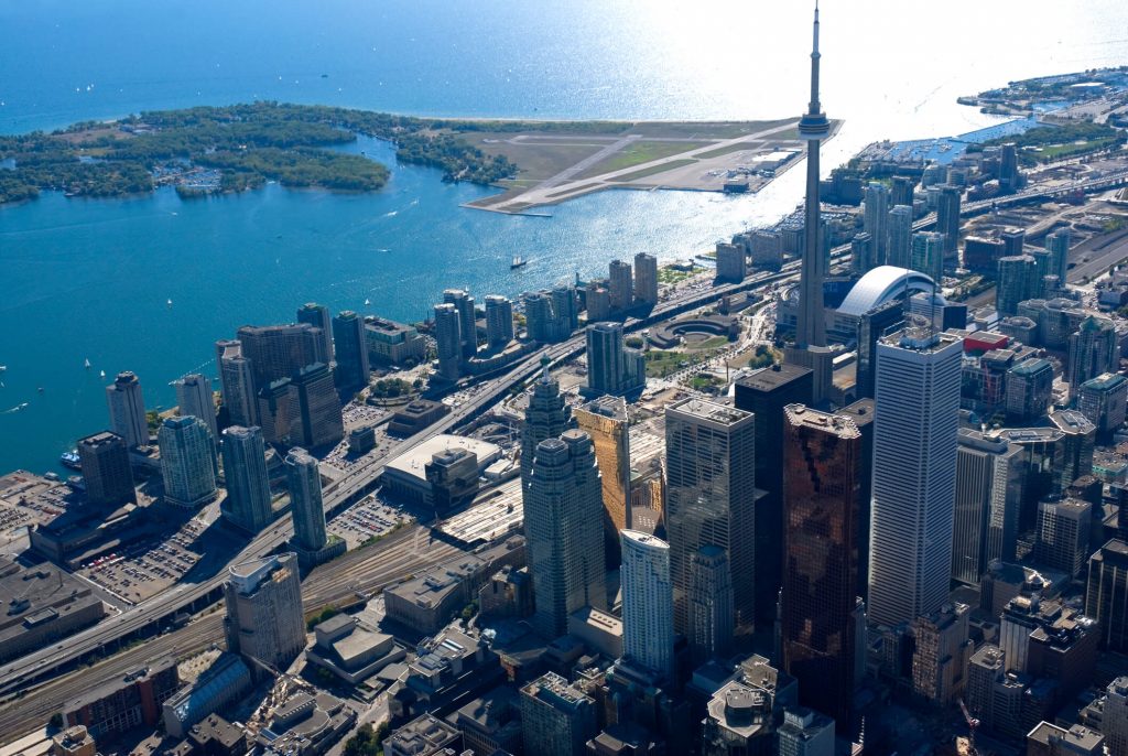 Vista aérea de Toronto