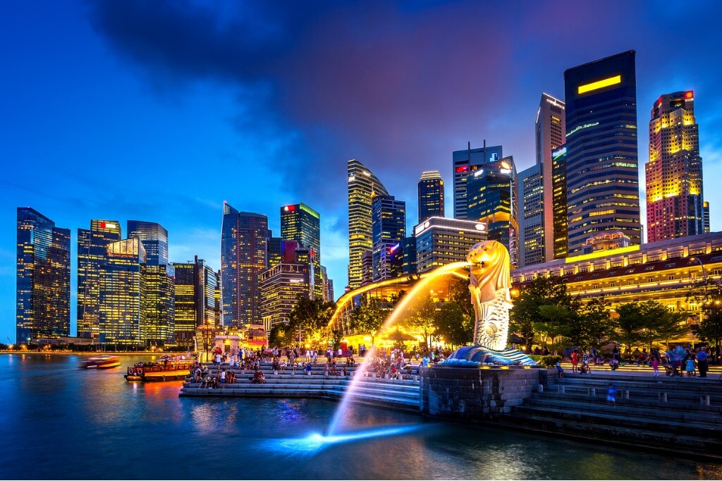 Singapur de noche