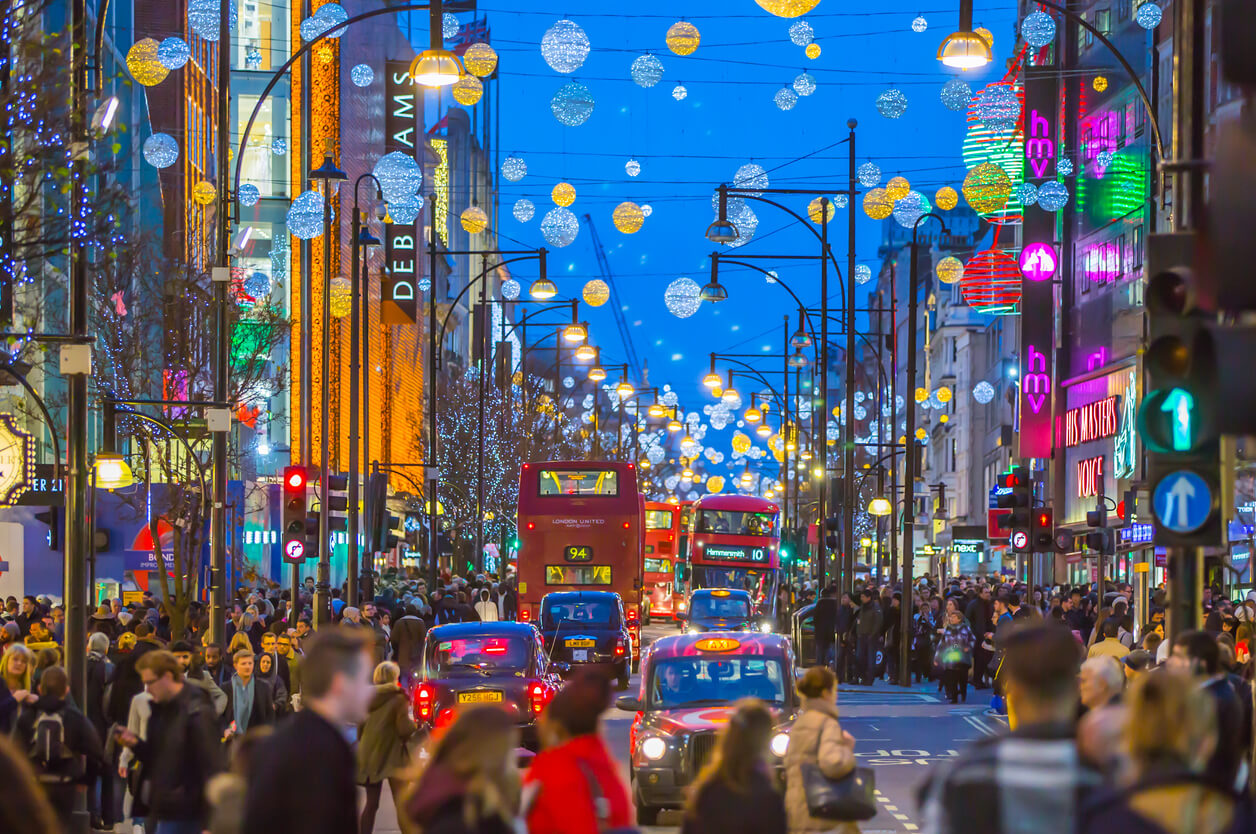 Oxford Street en Navidad