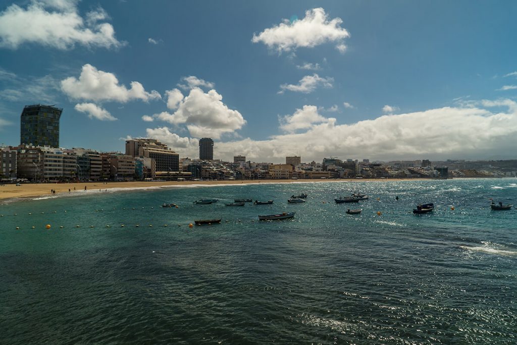 zona de playa en gran canarias