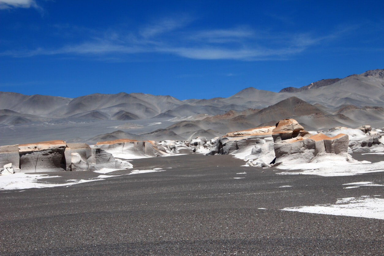 Pumice stones at Campo de Piedra Pomez, Catamarca, Argentina