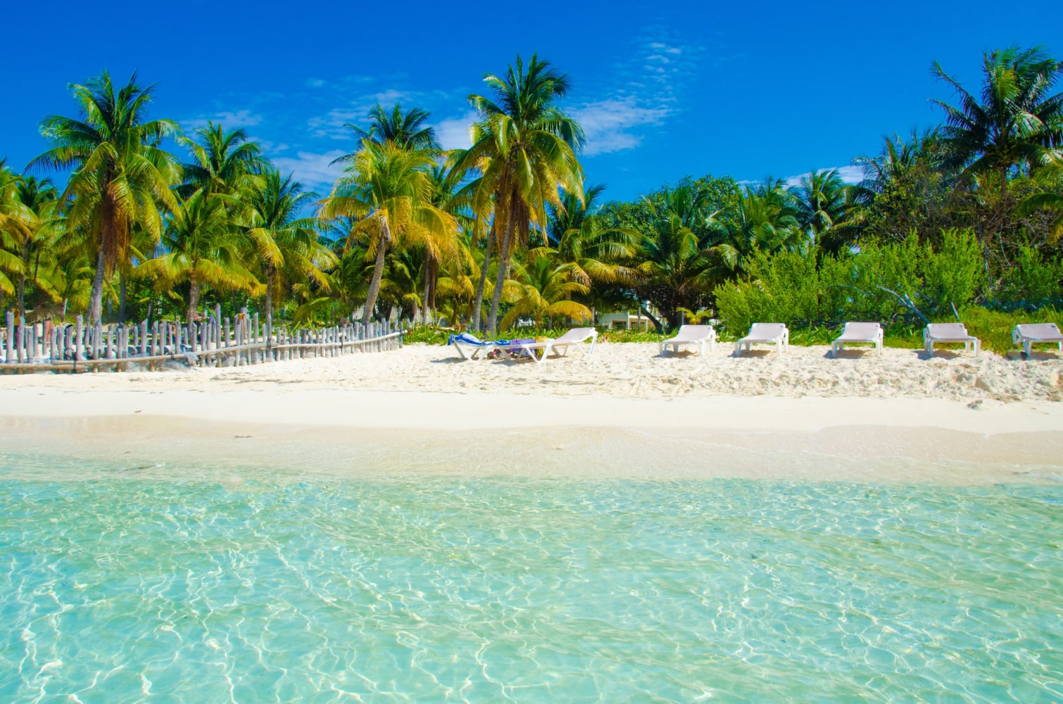 Playa en Isla Mujeres