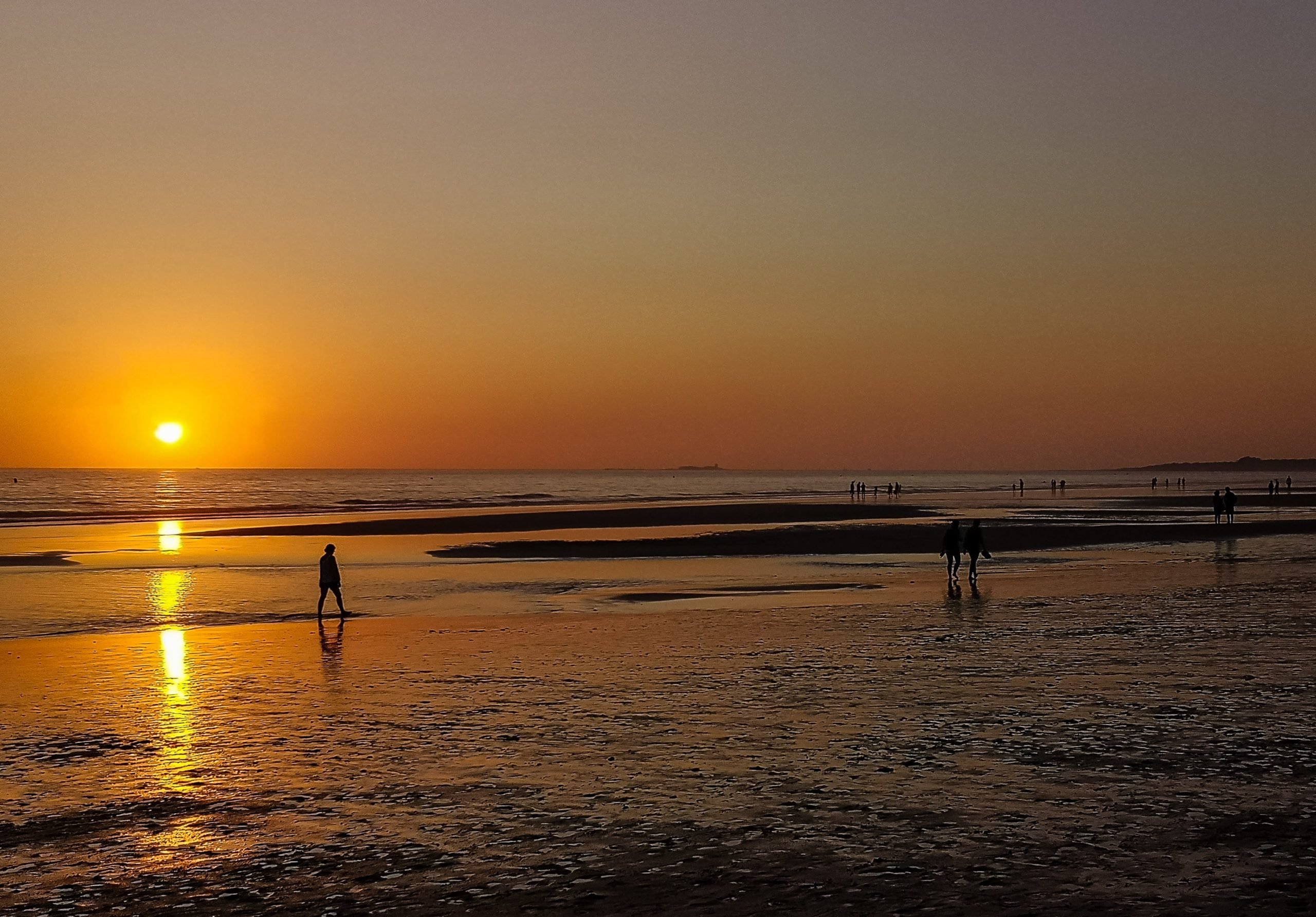 Puesta de Sol en Sancti Petri, Cádiz