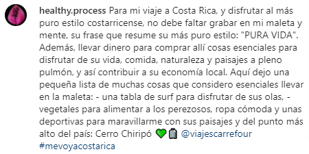 comentario #MeVoyACostaRica