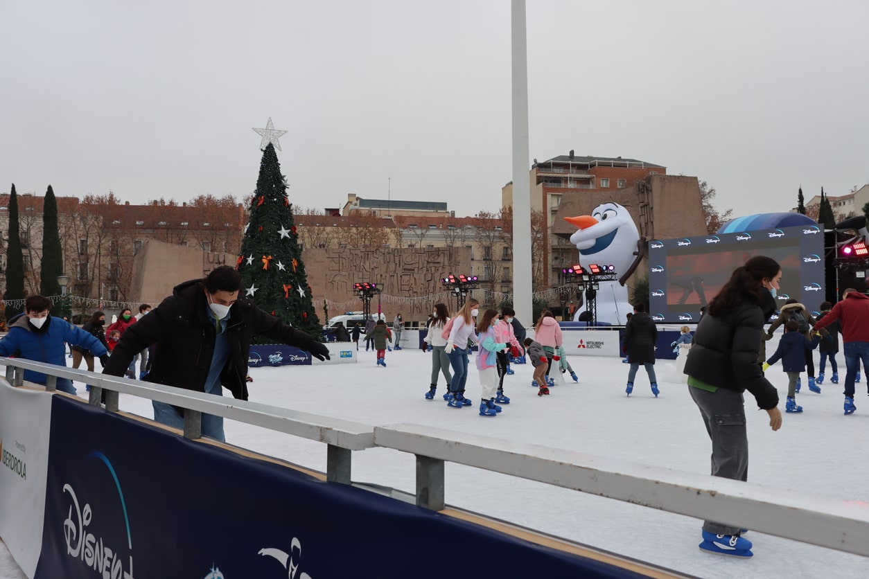 pista de hielo Plaza de Colón Madrid