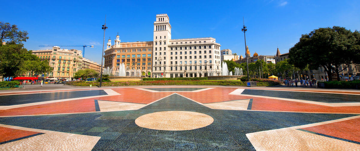 Guía Barcelona, Plaza Catalunya